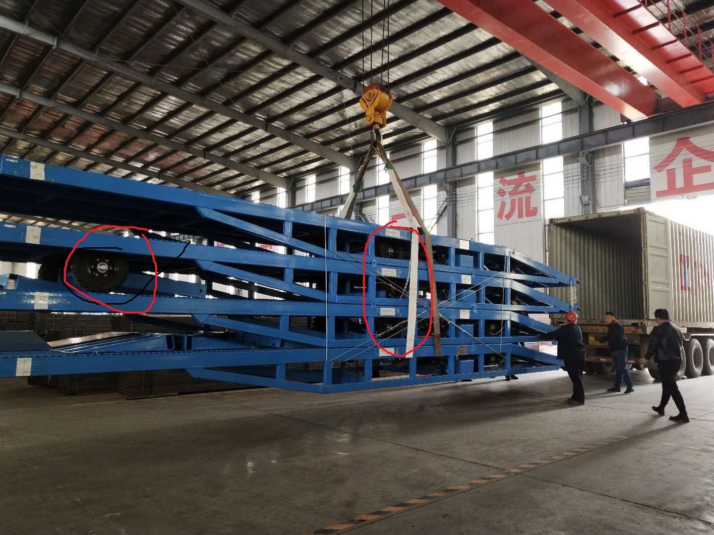 Factory Loading And Unloading truck portable loading ramps steel car ramp horse trailer ramp