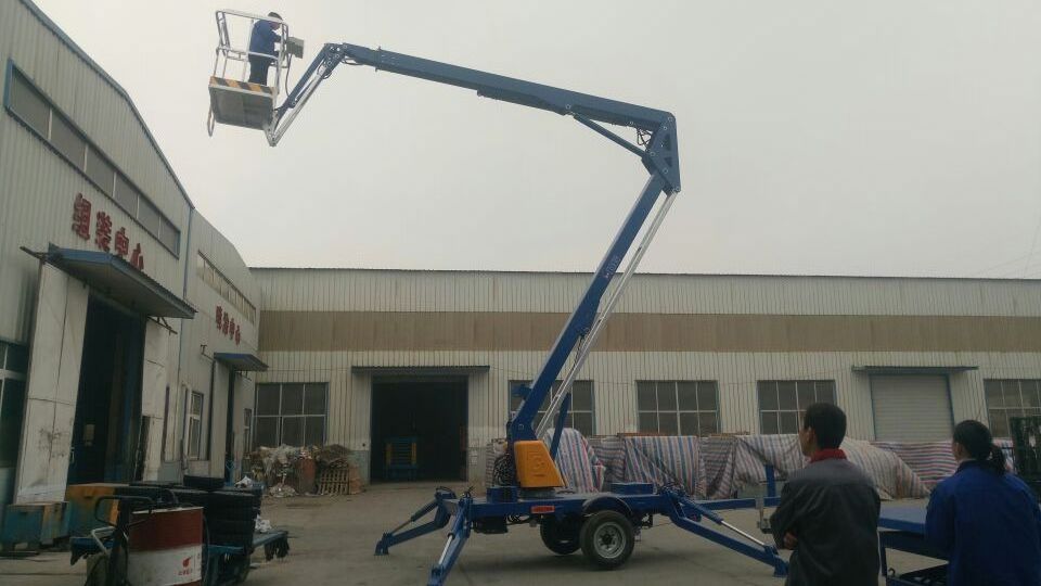 18m Truck Used For Cherry Picker Towable Boom Lifts For Sale