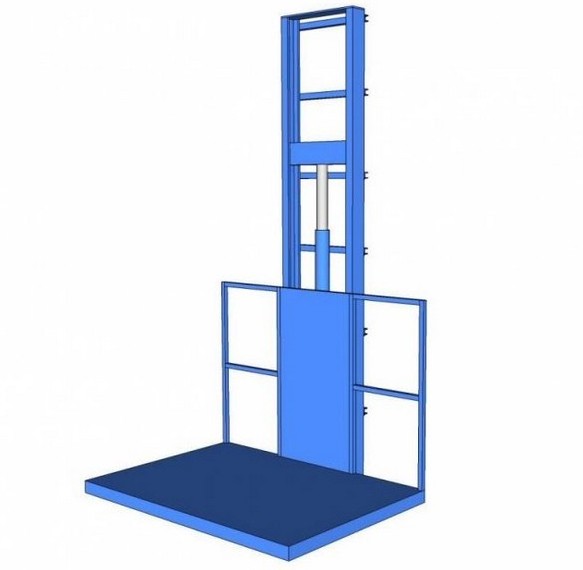 Cheaper 1t-3t Loading Weight 3m-6m Lifting Height Customized Industrial  Hydraulic Cargo Lift For Sale Outdoor Freight Elevator