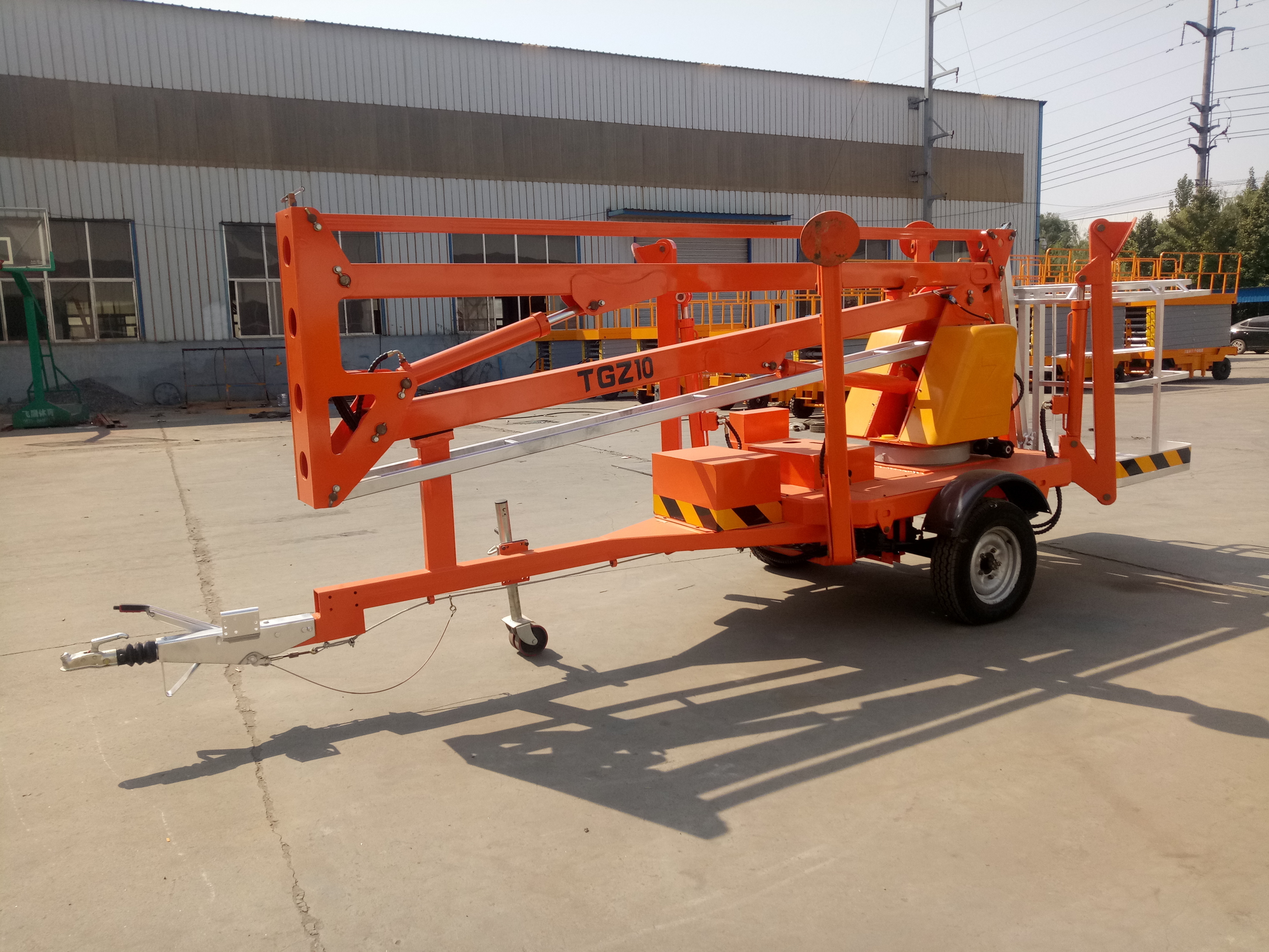 Articulating Man Lift Aerial Work Platform Bucket Vehicle Truck Mounted Boom Lift