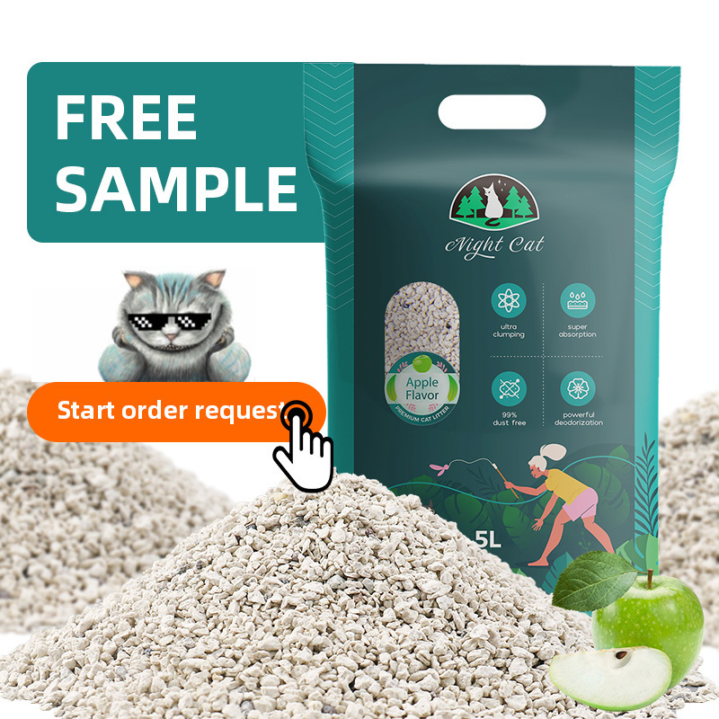 Wholesale Factory high-quality clean anti smell high clumping mixed Broken bentonite buy cat litter sand covered deodorizer