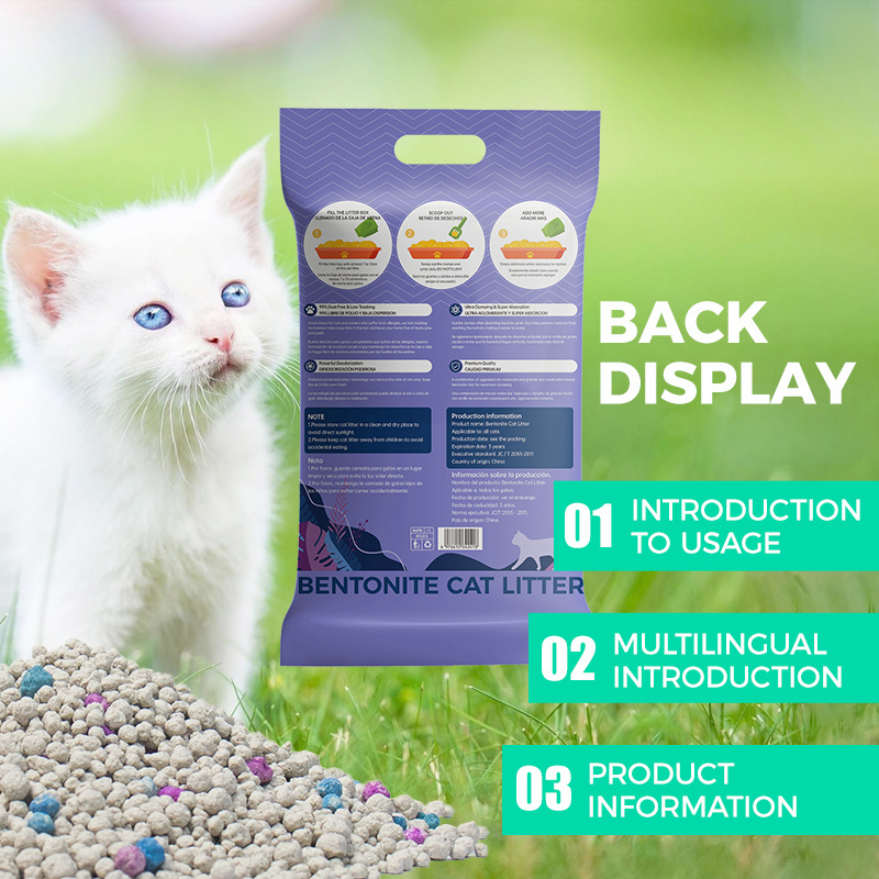 Supplier Sale Wholesale Cheap 5l 10l 25l Strong Clumping Wholesale Cat Litter Sand Cat Sand Bentonite Cat Litter