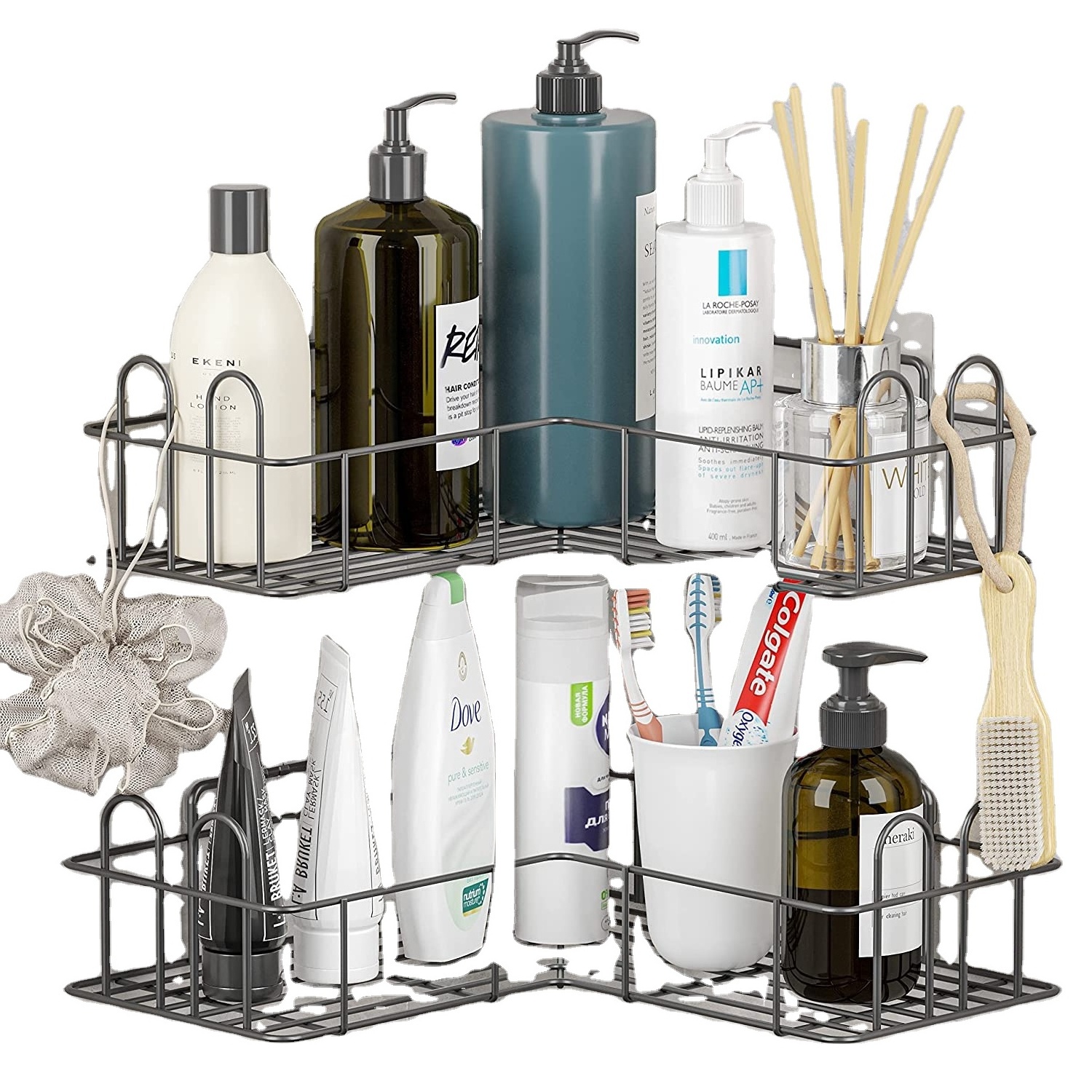 Shower Organiser Caddy suction cup shelf shower caddy stainless steel bathroom shower caddy