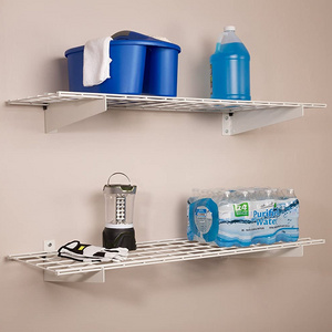 Metal Steel Shoes Garage Storage Wall Shelf Systems for Sports Equipment Organizer