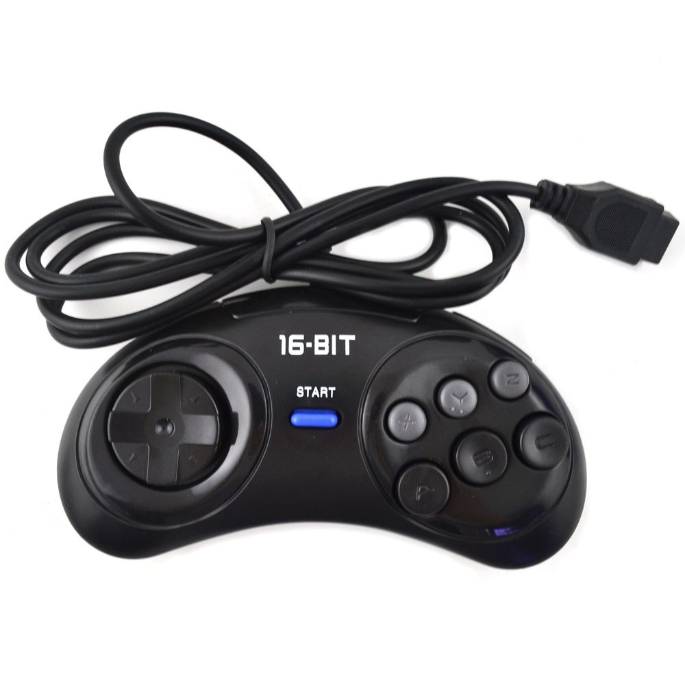 1/2pcs Game controller for SEGA Genesis 16 bit handle controller 6 Button Gamepad for SEGA MD game Accessories