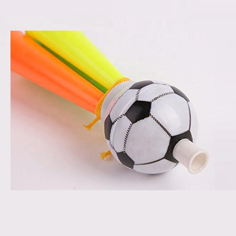 Promotional Plastic Small Football Horn Toy Trumpet for Kdis