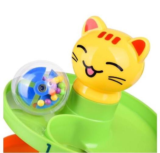 Cat Ball Drop Toys for Baby and Toddler, Learning Tower, Drop and Go Ramp  Baby Activity Center Educational