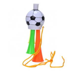 Promotional Plastic Small Football Horn Toy Trumpet for Kdis