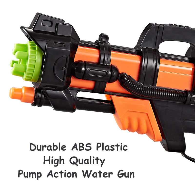 Plastic Holi Pump Action Splash Water Gun 500ML Large Capacity Summer Outdoor Water Game Gun Toy for Kids