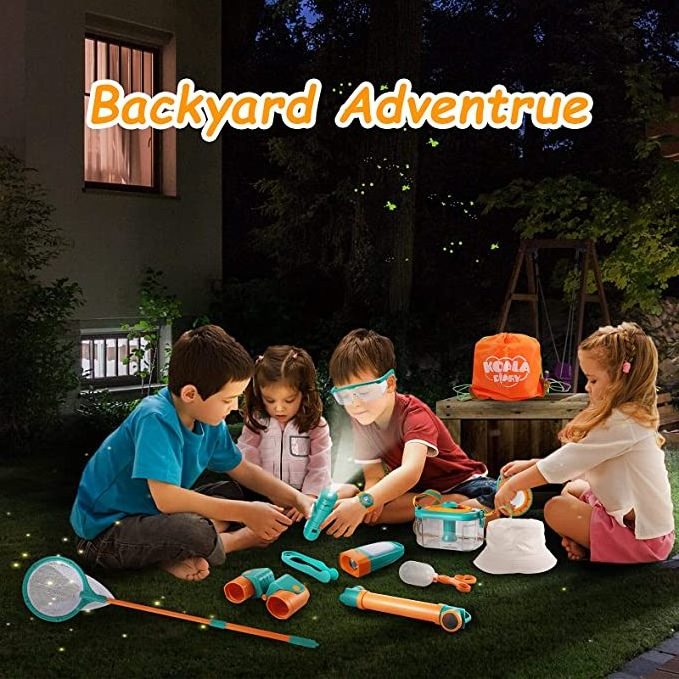 Outdoor Explorer Kit, Kids Camping Toys Gear Set, Bug Catching Kit for Toddlers Nature Exploration Kit