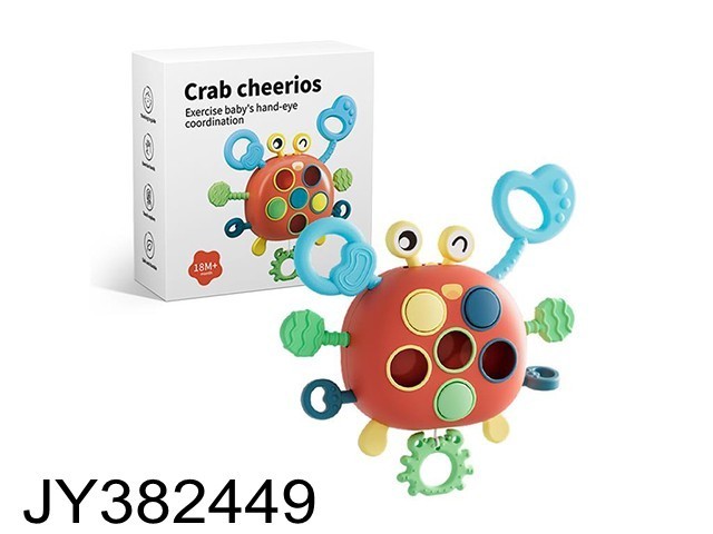 Baby Toys Montessori  Sensory Toys for Toddlers Infants Toys Pull String crab Activity Motor Skills for Birthday Gifts