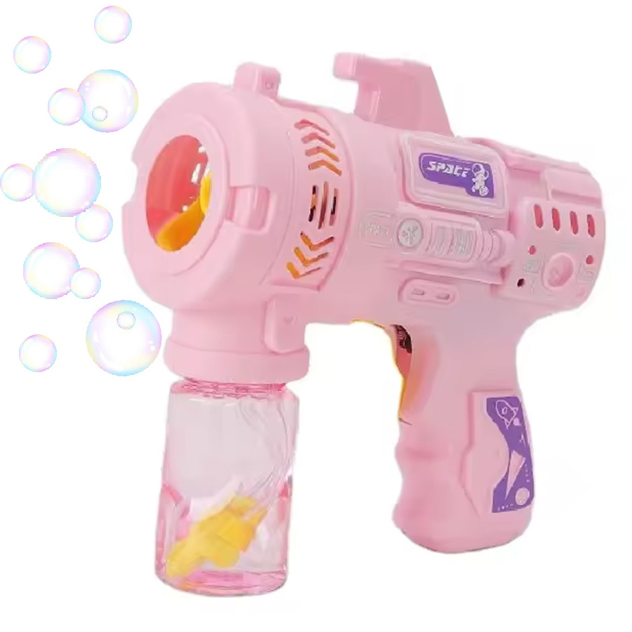 space bubble gun fully Bubble machine children's toy Summer Outdoor Gun Soap Water Bubble Machine Toys For Kids