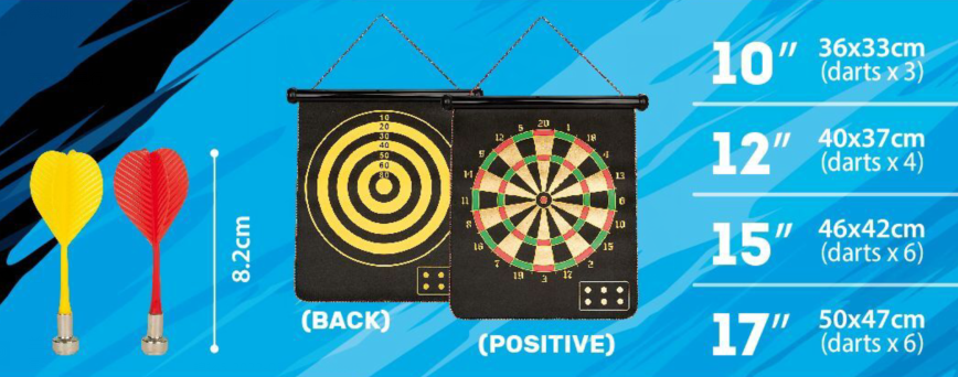 safe Magnetic Dart Board for Kids  Outdoor and Indoor Dart Board Game for Boys and Adults  Kids Dart Game