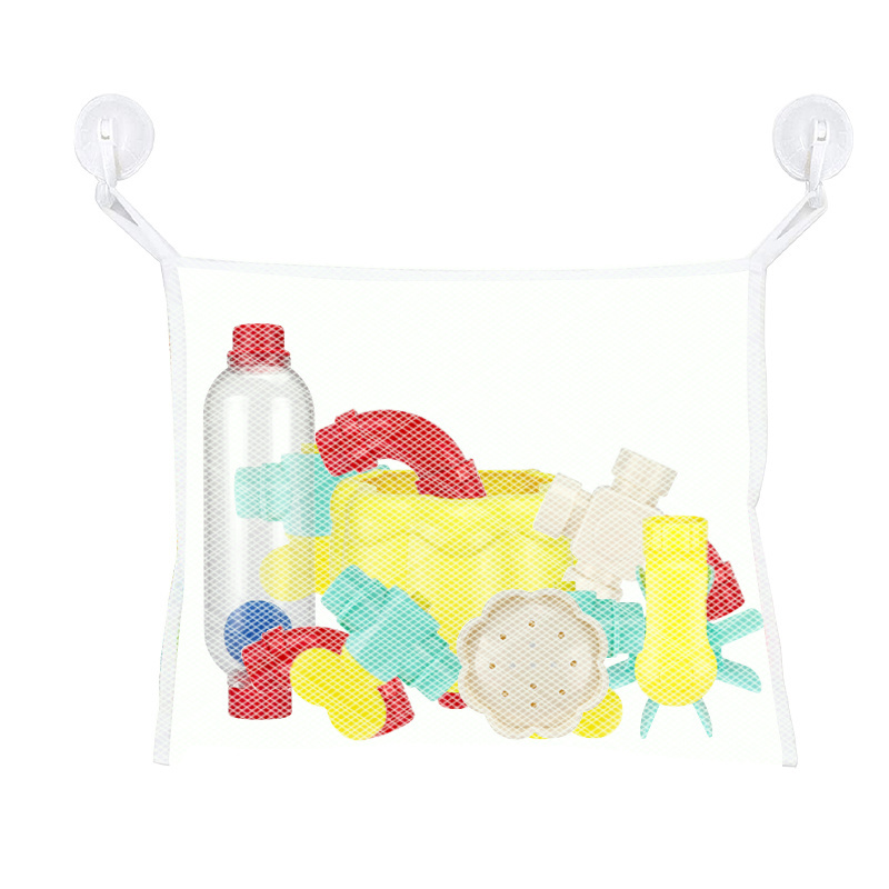 Preschool Baby Bath Tub Toy with Mesh Bag for Kid Shower Toy Organizer DIY Bathtub Water Pipes Building Faucet Toy