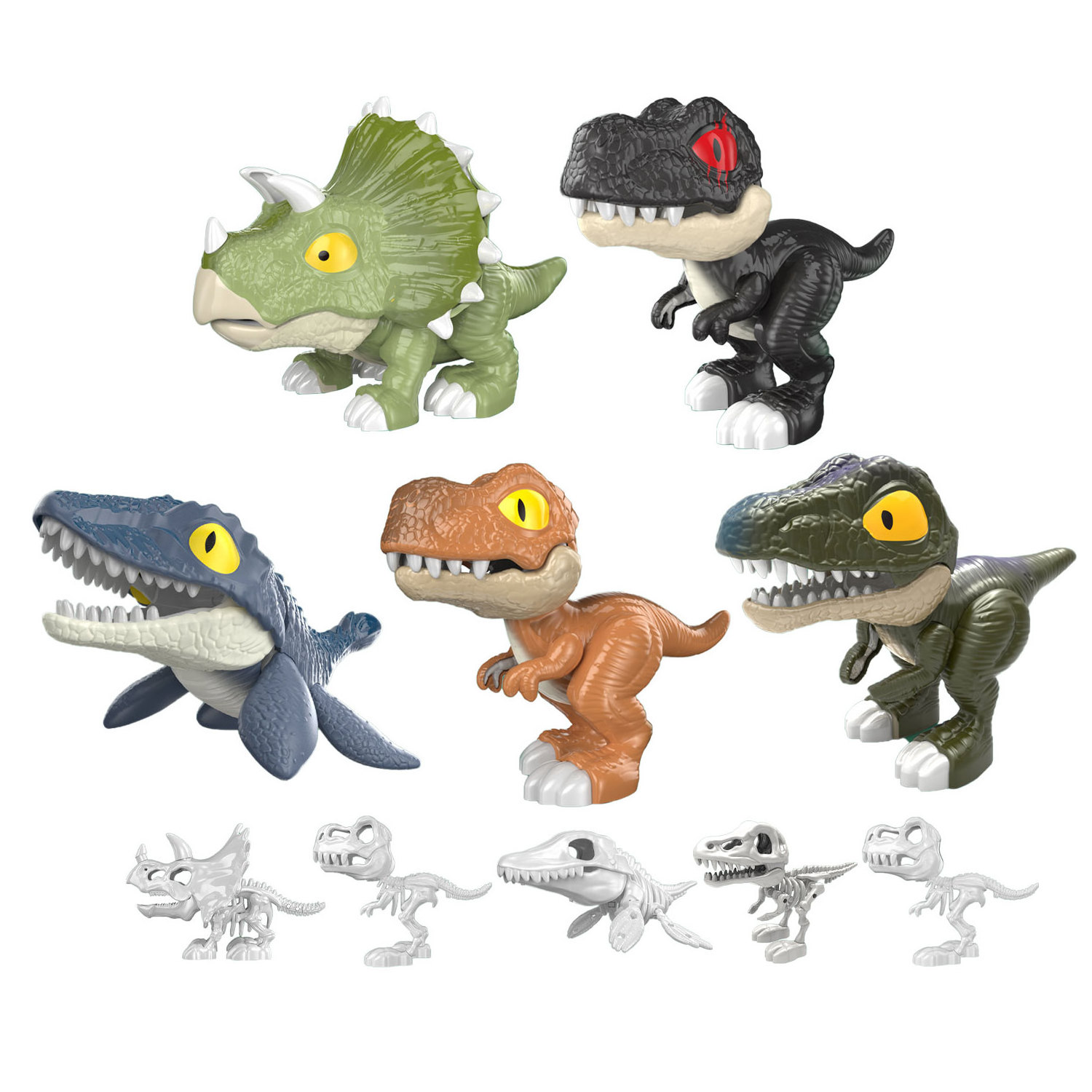 DIY Self-assembled 3D Dino Puzzle Figures Realistic Assembly Dinosaur Skeleton Take Apart Toy for Kids