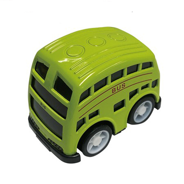 Children Mini Alloy Bus Model Toys Return Force School Car Model Toy Metal Emulation Diecast Station Wagon Cartoon Rvs Bus Toys