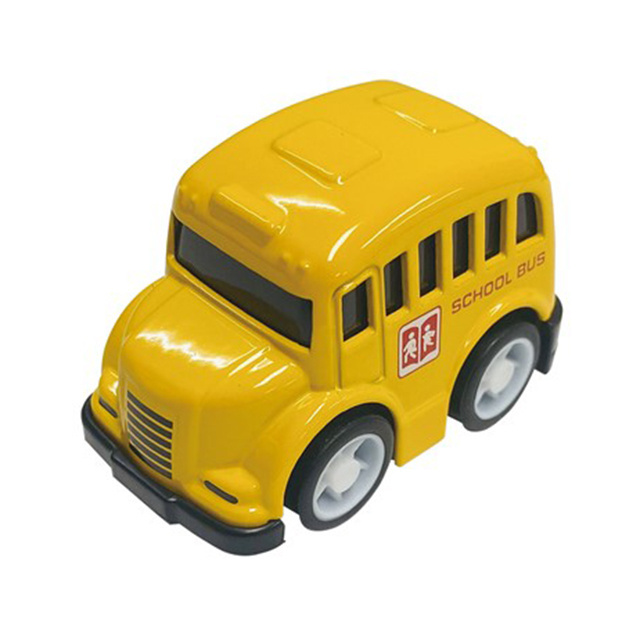 Children Mini Alloy Bus Model Toys Return Force School Car Model Toy Metal Emulation Diecast Station Wagon Cartoon Rvs Bus Toys