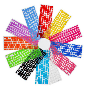 Colorful Tablet Soft Silicone Keyboard Protector Cover For Macbook pro 13 15 With Touch Bar