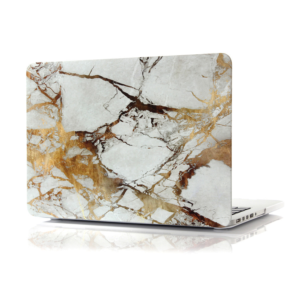 Full Body Protection Printing mac Laptop Marble Case Cover for Macbook air 13 /pro 15