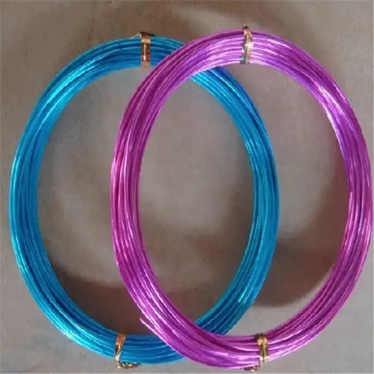 China Wholesale Price Aluminium Color Coated/Painted Wire for Art