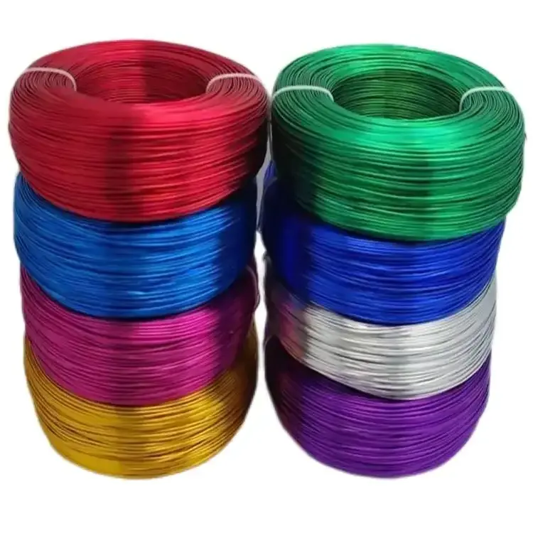 China Wholesale Price Aluminium Color Coated/Painted Wire for Art