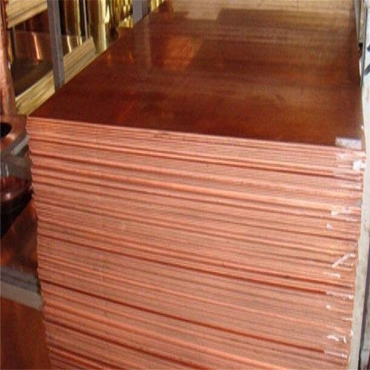 China Cheapest C12200 copper plate/sheet pure copper sheet wholesale price for red cooper sheet/plate copper material