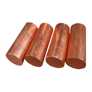 99.99% China Pure Copper C1100 T2 Tp1 Brass Round Bar Copper Bar Price Per Kg