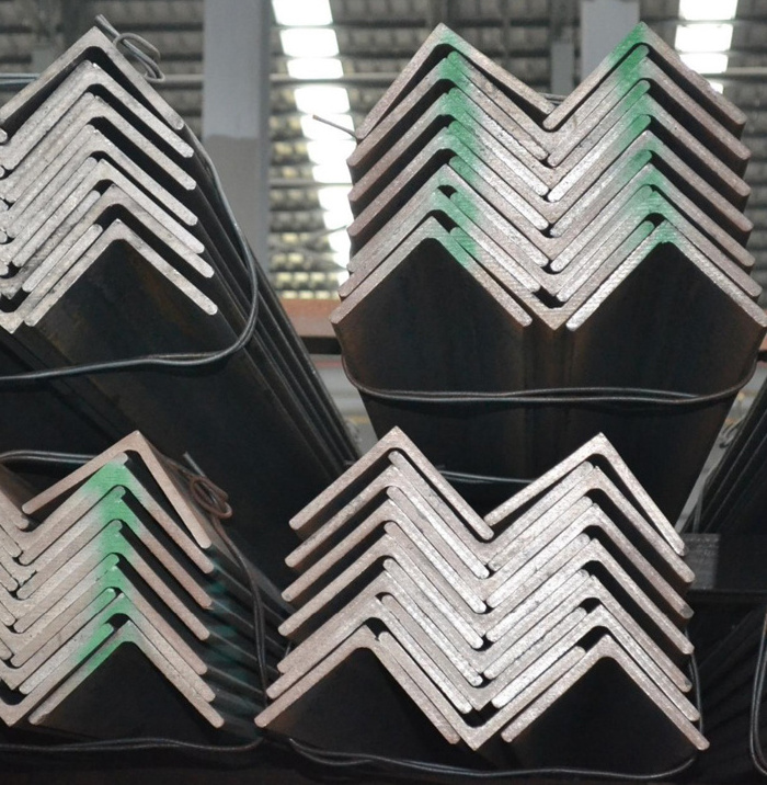 Manufacturer High Quality 25 x 25 -> 150 x 150 Black MS Steel Angle Bar building steel structure from China