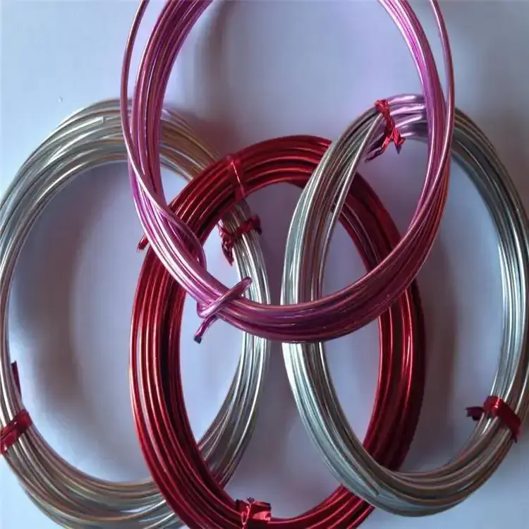 China Wholesale Price Aluminium Color Coated/Painted Wire for Art