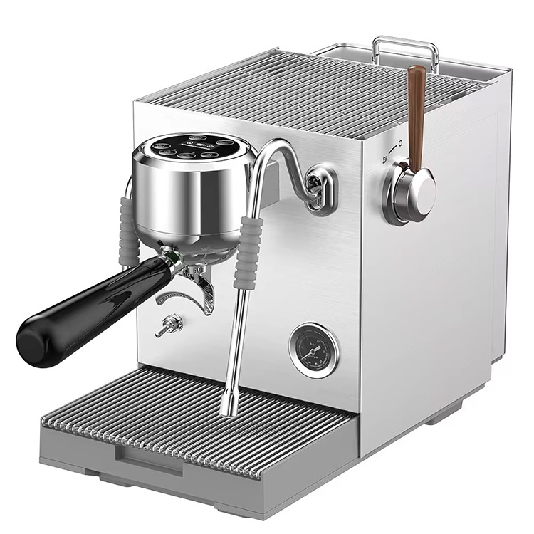 19bar Pump Italian Coffee Machine Coffee Maker Brushed Stainless Steel USB Household Cappuccino Machine 2 Years