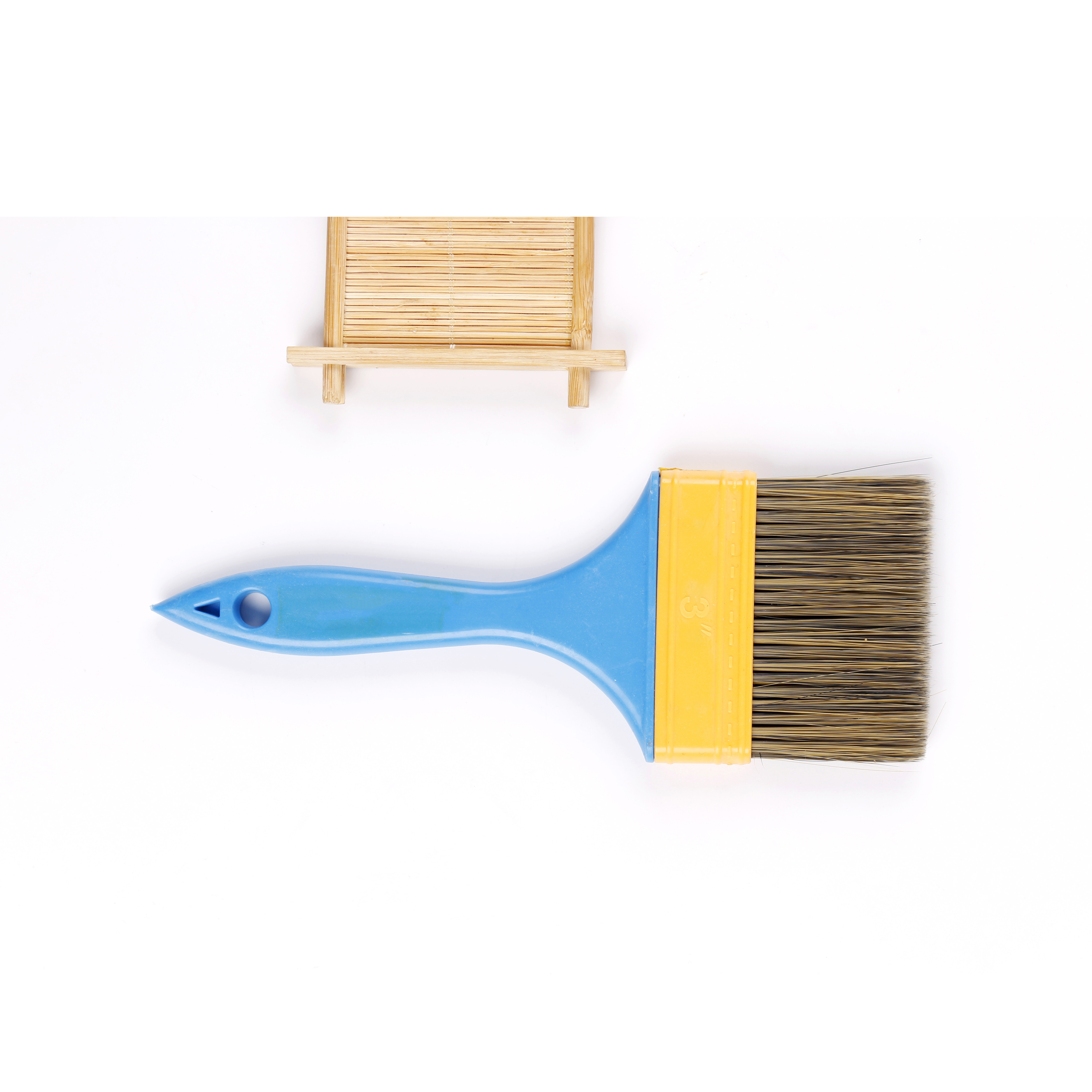 High Quality Plastic Handle Paint Brush Natural Soft Bristle Brush Professional hand paint brushes