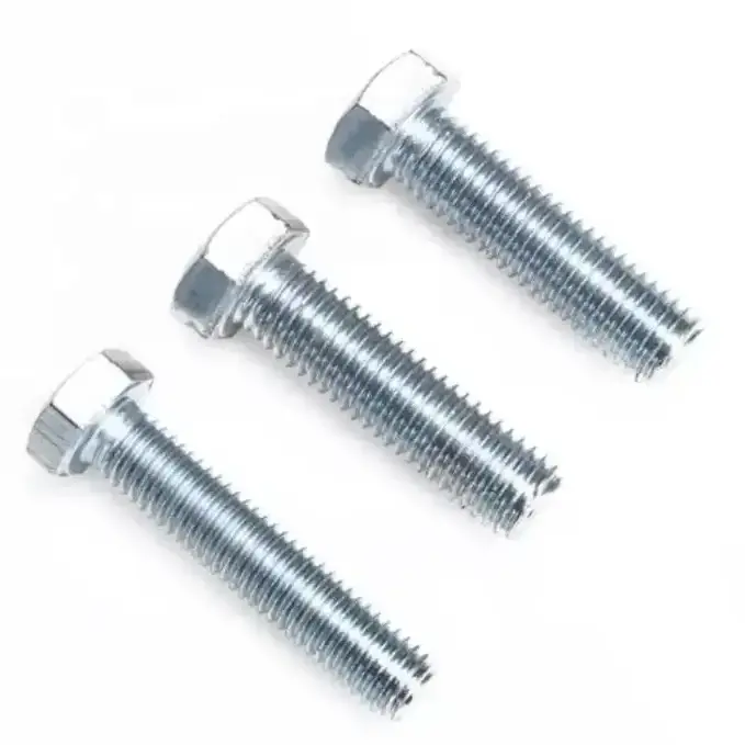 Galvanized Steel Full Threaded Hexagon Bolts Screw Nuts Astm m8 m16 Zinc Plated Fasteners Nuts and Bolts 5/8