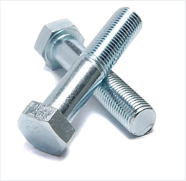 Galvanized Steel Full Threaded Hexagon Bolts Screw Nuts Astm m8 m16 Zinc Plated Fasteners Nuts and Bolts 5/8