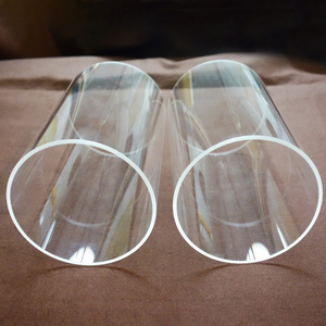 SUCCESS Large Diameter Heat Resistant Clear Quartz Glass Tube Tubos De Vidrio