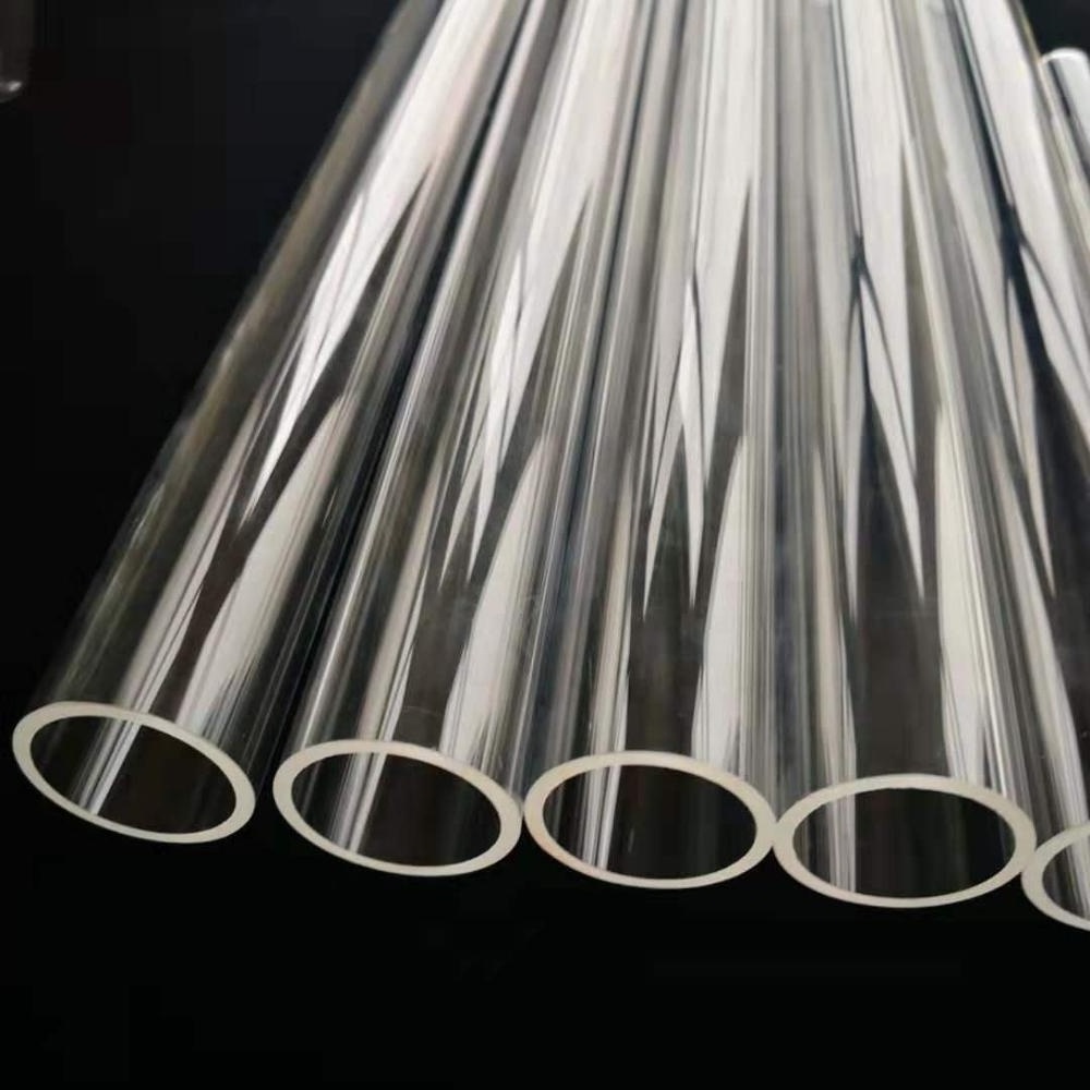 SUCCESS Clear Quartz Heater Glass Tube Transparent Customized High Temperature Quartz Tube for Laboratory