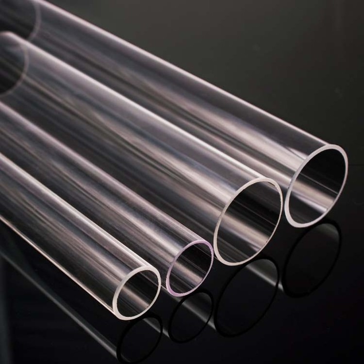 SUCCESS Factory Customization Clear Quartz Glass Tube Fused Silica Tube Fused Silica Pipe Transparent Glass Pipe