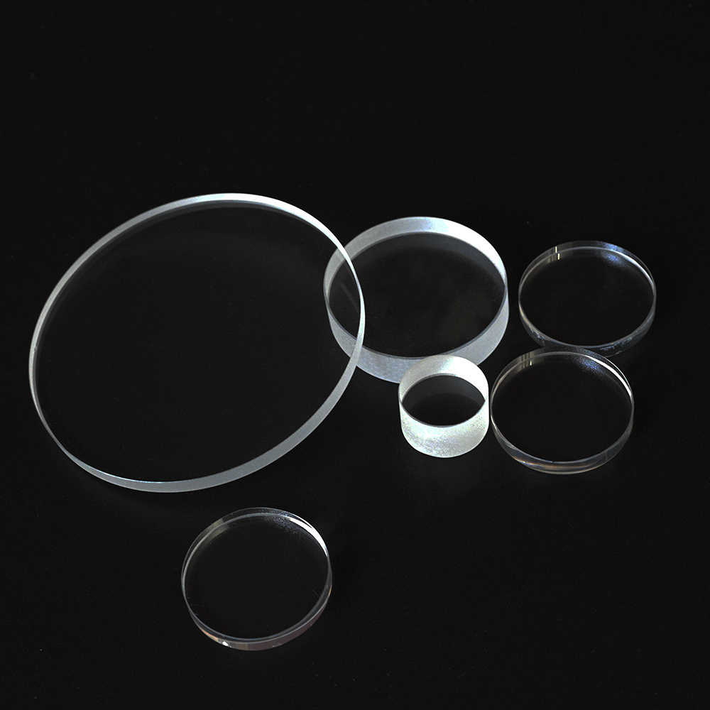 SUCCESS All Size Clear Fused Silica Glass Optical Quartz Round Glass Disc machined quartz Disc