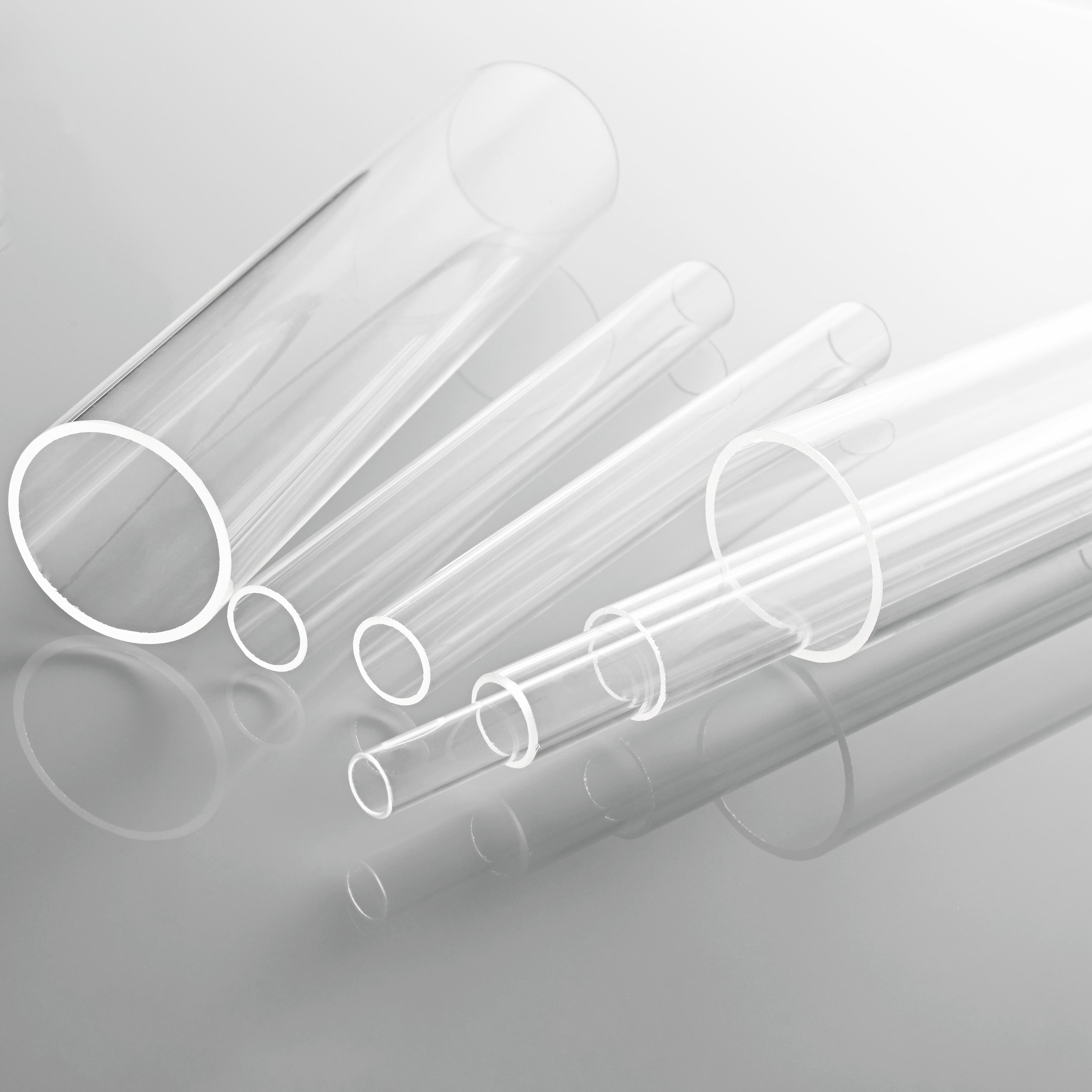 SUCCESS Clear Round Fused Silica Glass Tube Large Diameter Clear Quartz Glass Tube Borosilicate Clear Glass Bubble Pipe