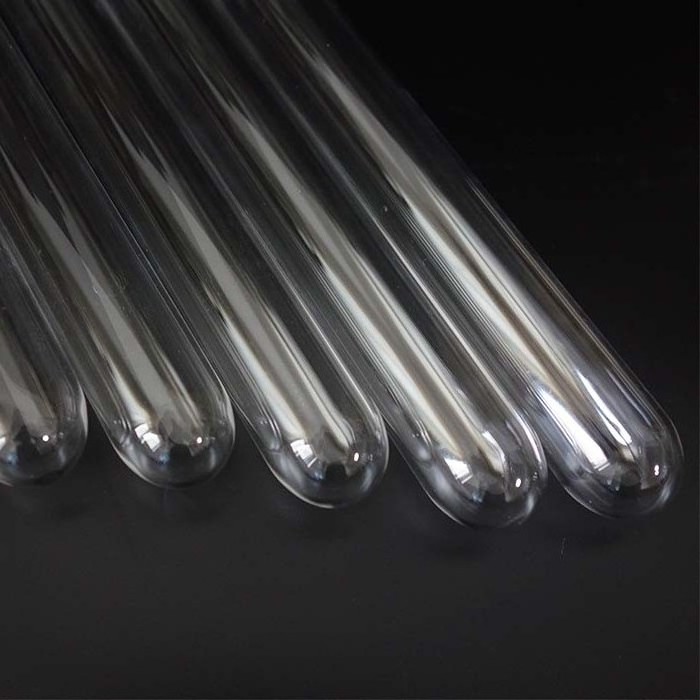 SUCCESS High quality hot sale ball shape end BET sample quartz tube quartz pipes clear quartz glass test tube