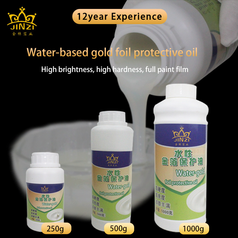 Water Based Gold Leaf Foil Furniture Gilding Protection Liquid Oil