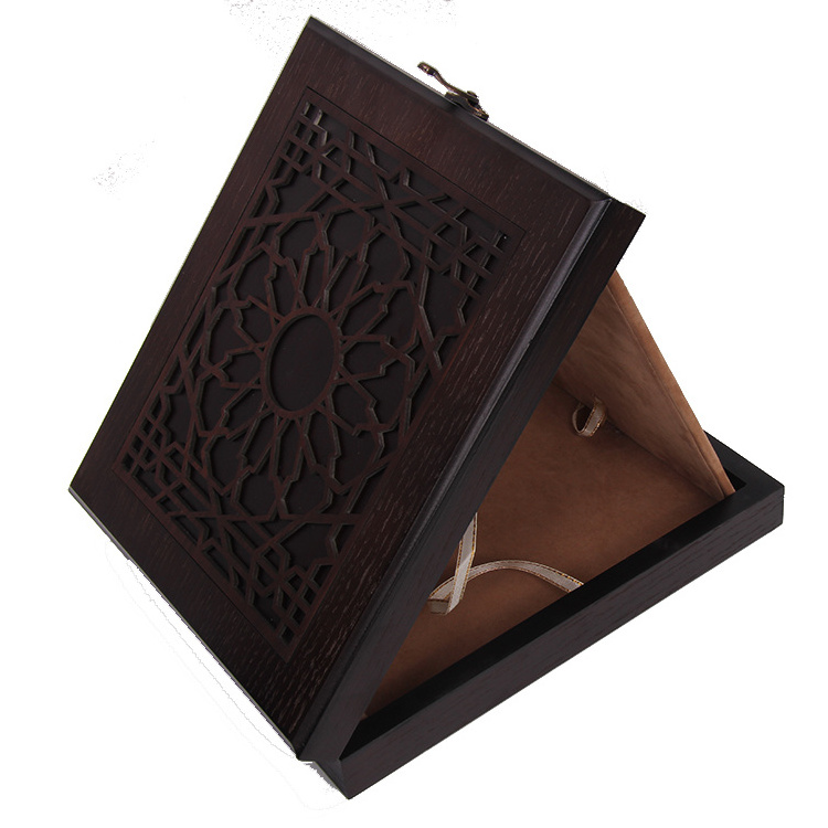 New type wholesale custom high quality blank shield award wooden plaque with box