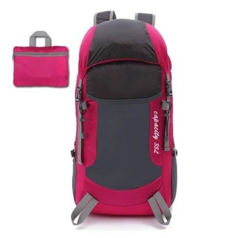 Super light Convenient to carry foldable hiking backpack with large capacity