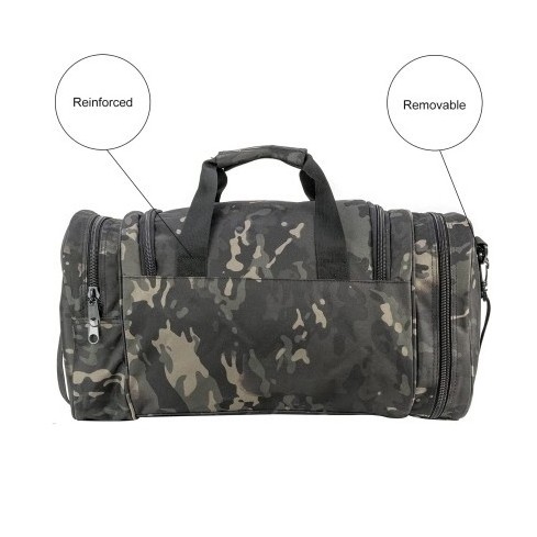 Gym Bag for Men Tactical Duffle Bag with camouflage material