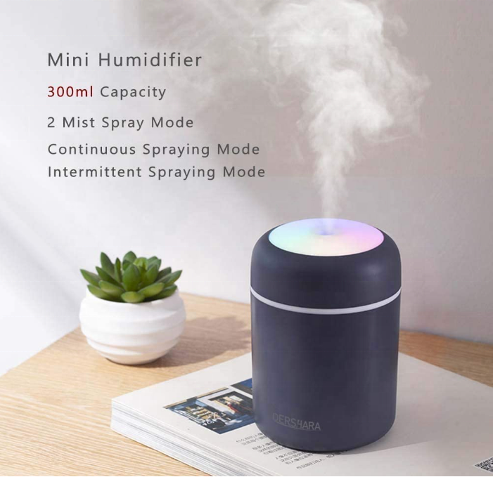 Colorful Cool Mini Humidifier Essential Oil Diffuser Aroma Essential Oil USB Cool Mist Humidifier