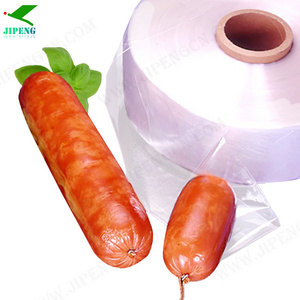 JIPENG Nylon Print artificial polyamide  Sausage Casings shrinkable plastic sausage casing for boiled steamed sausage