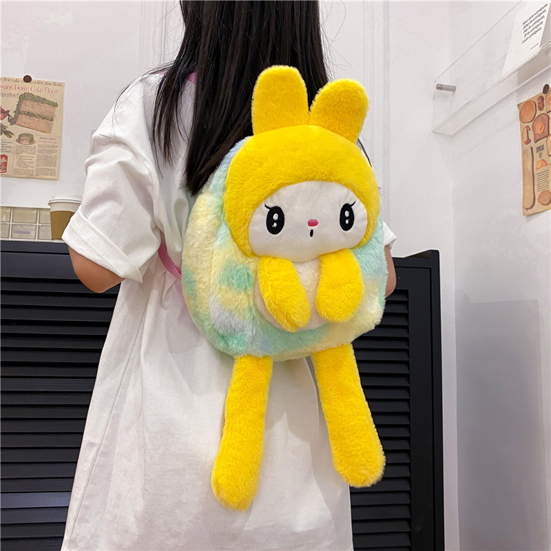 hot selling New style lovely animal rabbit fashion plush small school backpack for sale