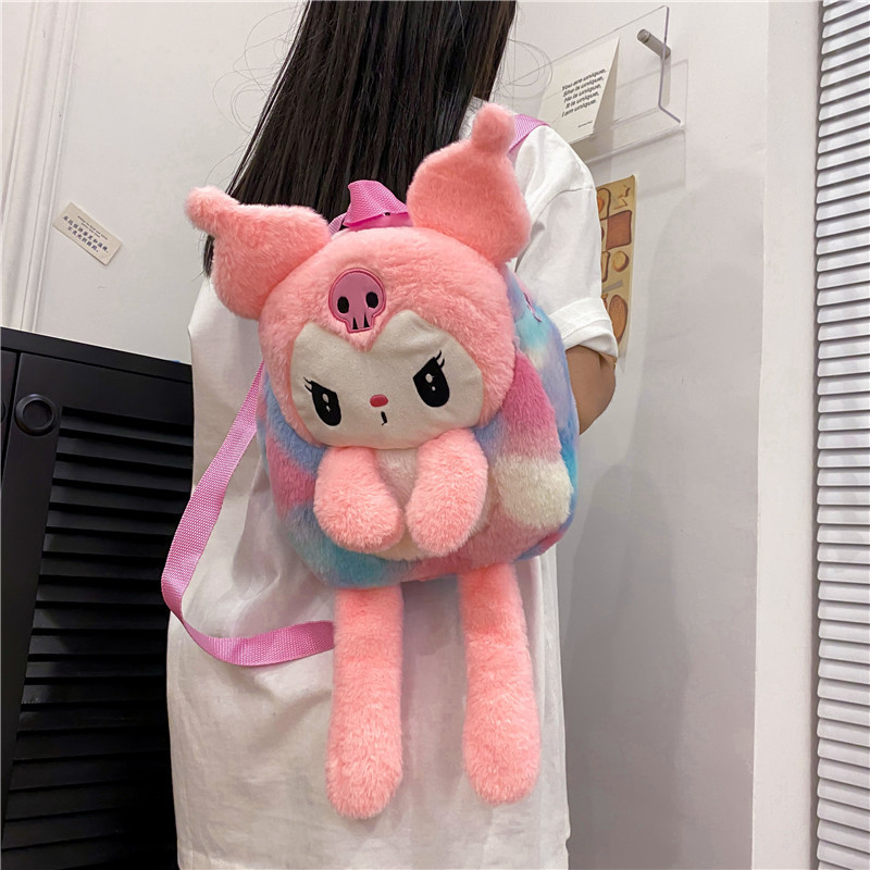 hot selling New style lovely animal rabbit fashion plush small school backpack for sale