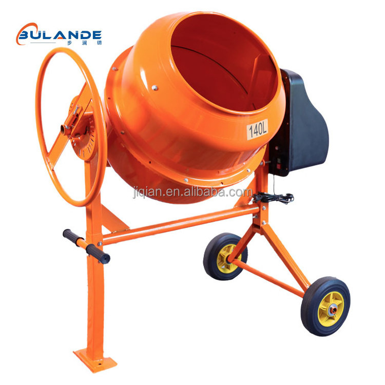 Powerful CE approved small portable drum electric petrol engine mini concrete mixer trucks  capacity concrete mixer