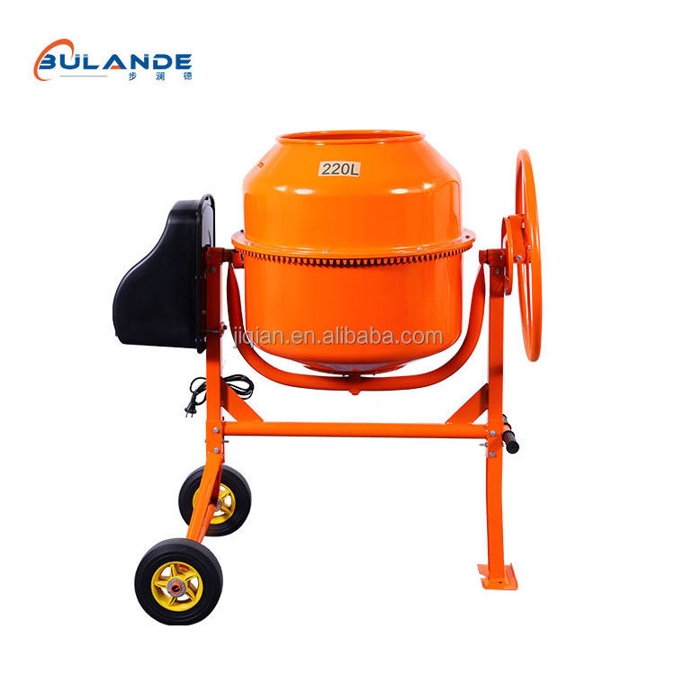 Ce Approved 1.36 Hp Motor Portable Mobile  3 Yard 1 Bag Concrete Machine Mixer For Cement