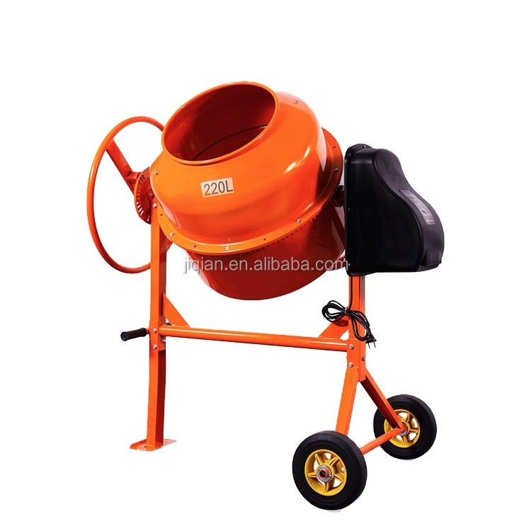 Ce Approved 1.36 Hp Motor Portable Mobile  3 Yard 1 Bag Concrete Machine Mixer For Cement